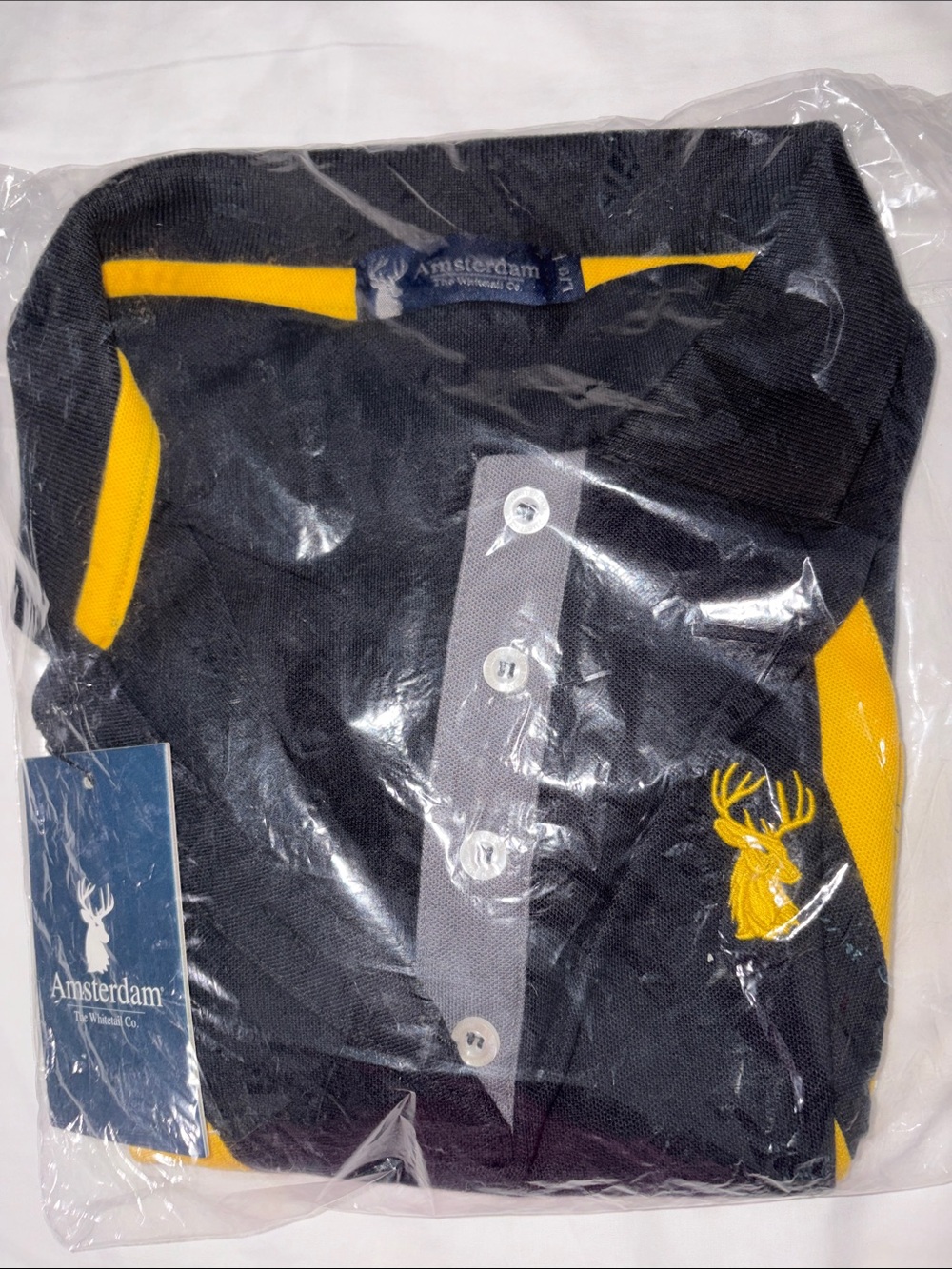 Men’s Amsterdam polo shirt, short sleeve NWT